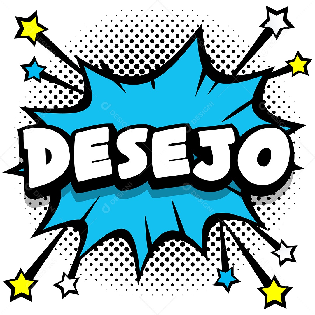 Quadrinhos Bolhas de Fala Livro Desejo Azul Vetor EPS