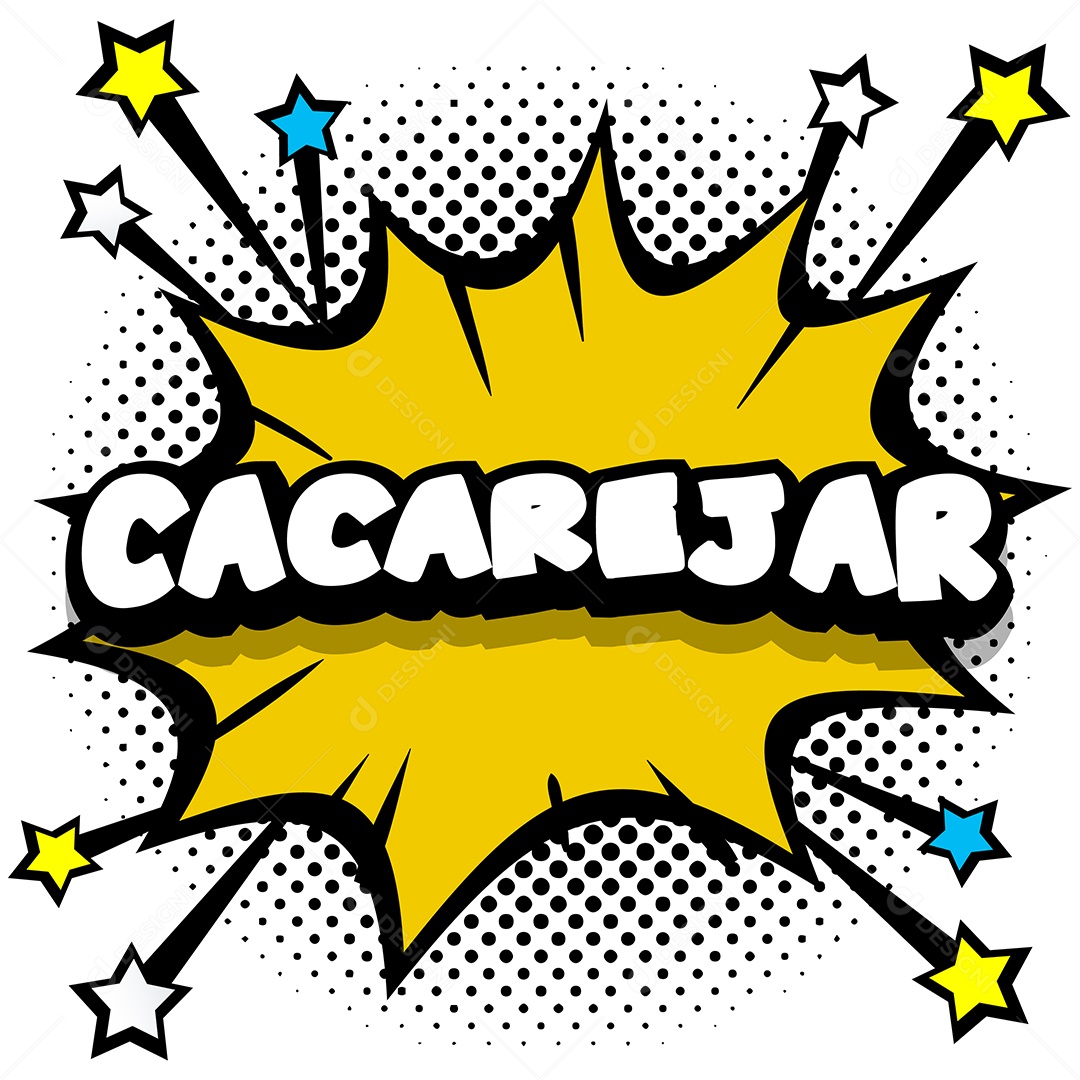 Quadrinhos Bolhas de Fala Livro Cacarejar Amarelo Vetor EPS