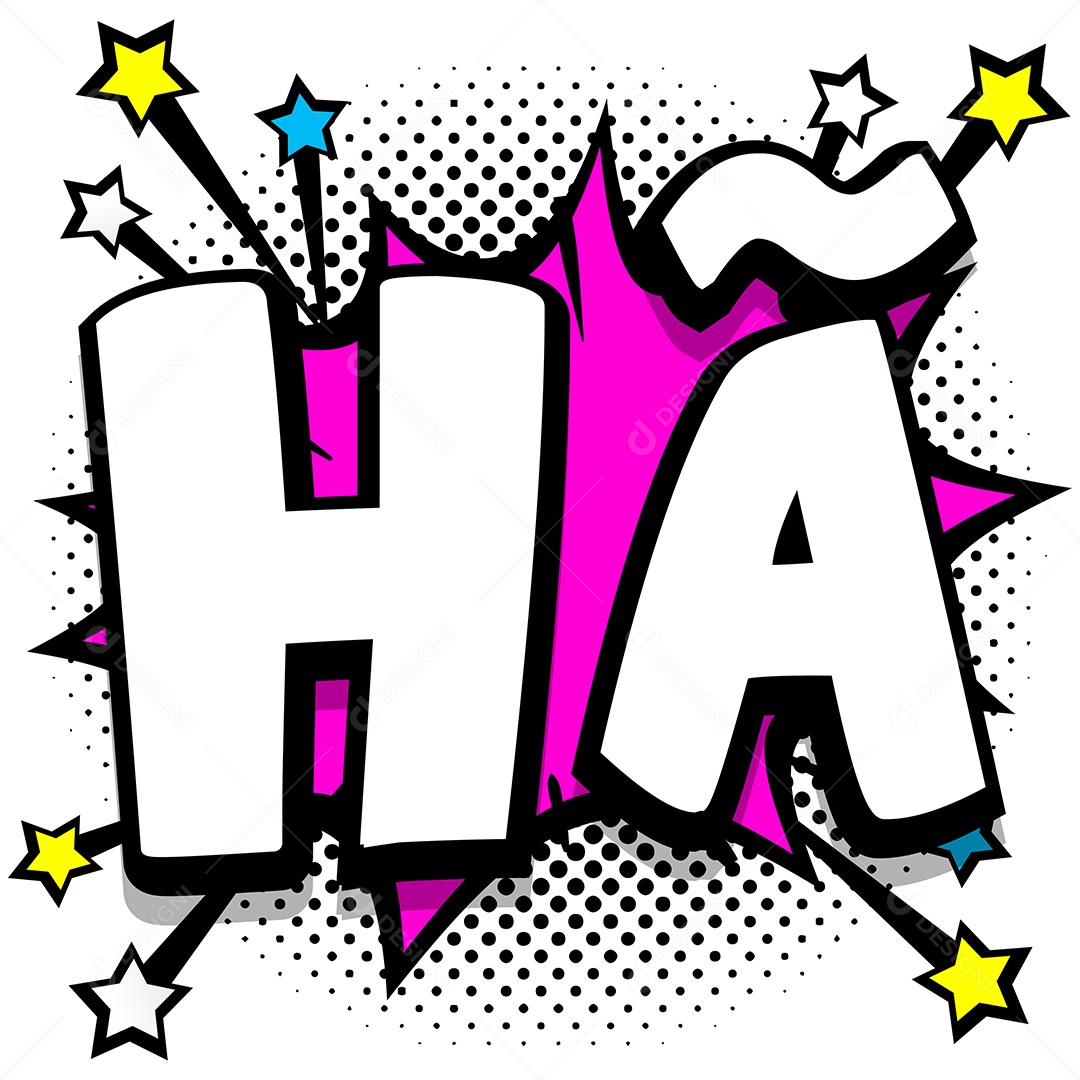 Quadrinhos Bolhas de Fala Livro Hã Rosa Vetor EPS