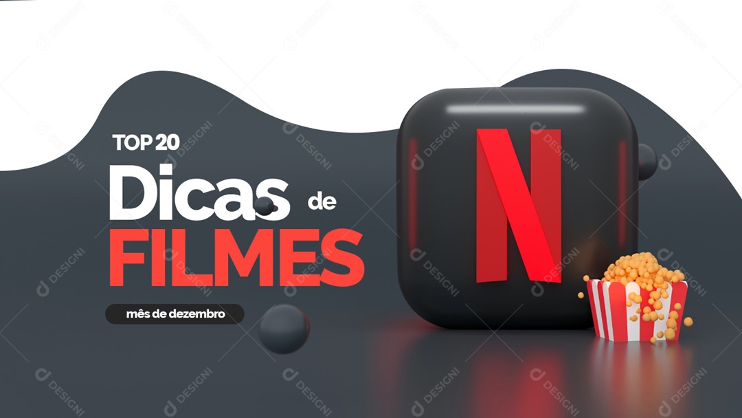 Modelo de Capa do Youtube Thumbnail Filmes PSD Editável