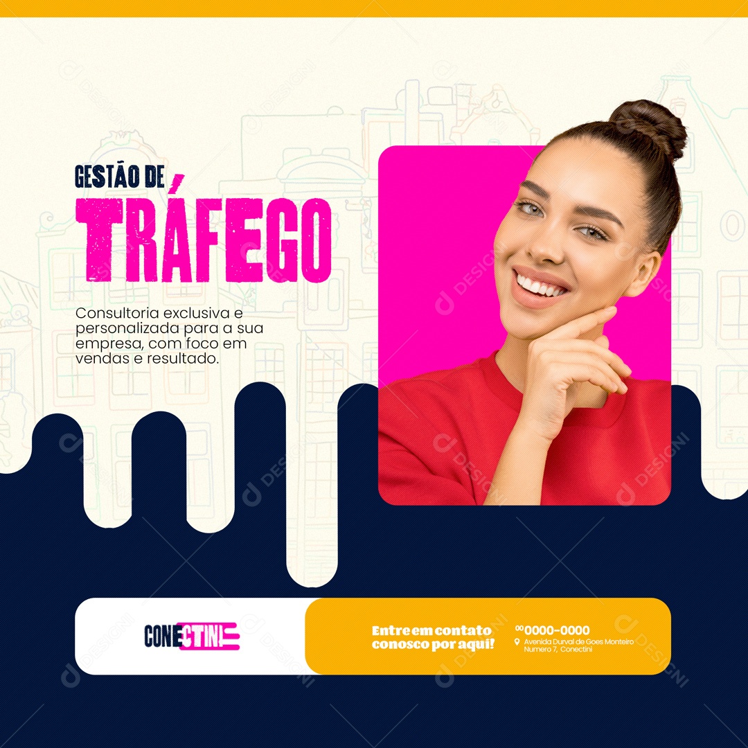 Consultoria Exclusiva e Personalizada Gestão de Tráfego Pago Social Media PSD Editável