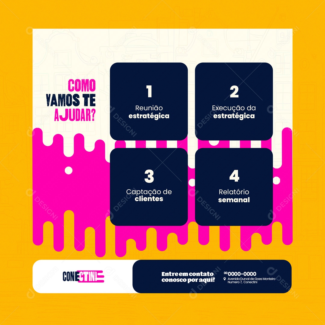 Como Vamos te Ajudar? Gestão de Tráfego Pago Social Media PSD Editável