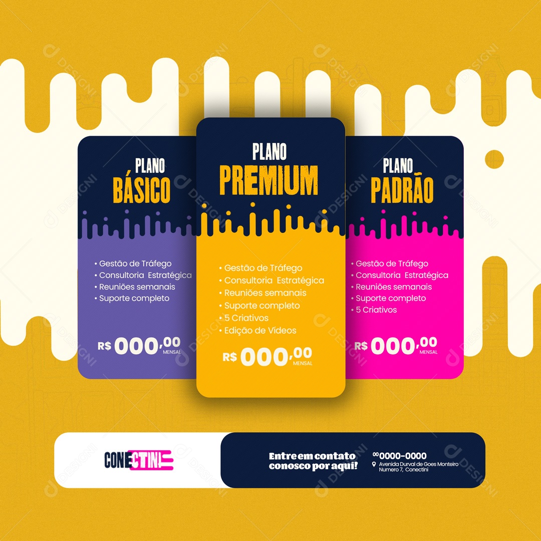 Entre em Contato Conosco por aqui! Gestão de Tráfego Pago Social Media PSD Editável