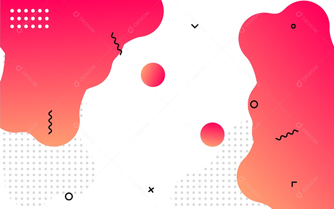 Projeto de bandeira abstrata líquida fundo em forma de vetor