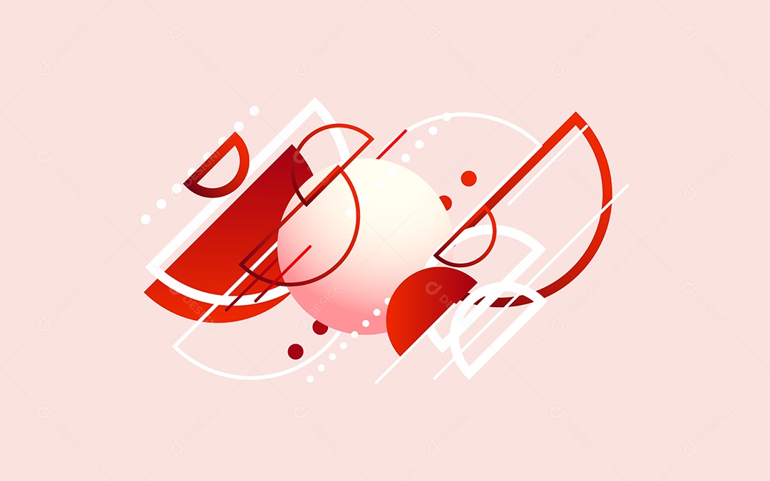 Abstract red modern technology background. vector illustration