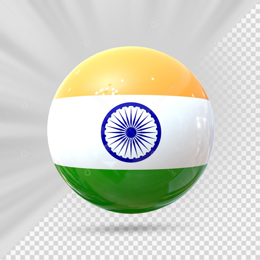 Índia Elemento 3D Para Composição PSD