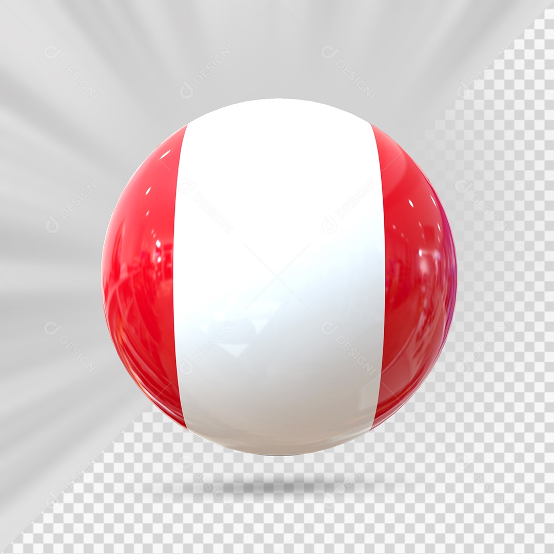 Peru Elemento 3D Para Composição PSD