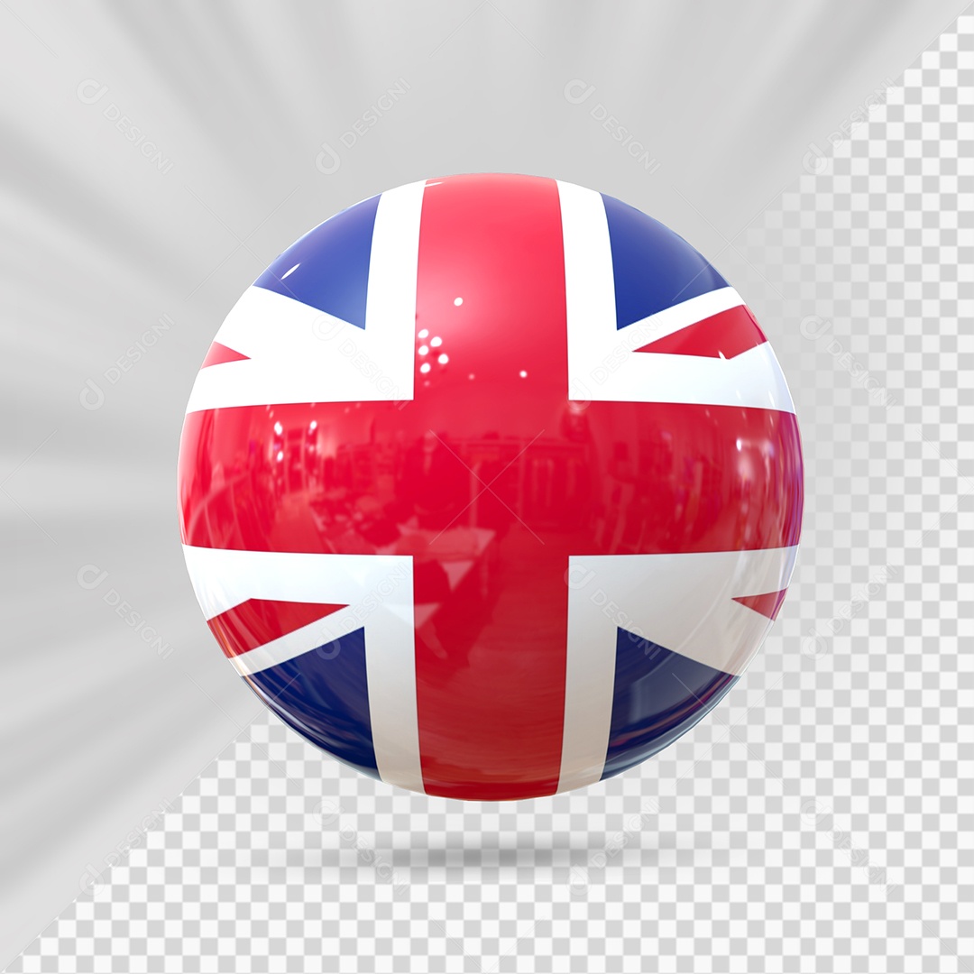 Reino Unido Elemento 3D Para Composição PSD