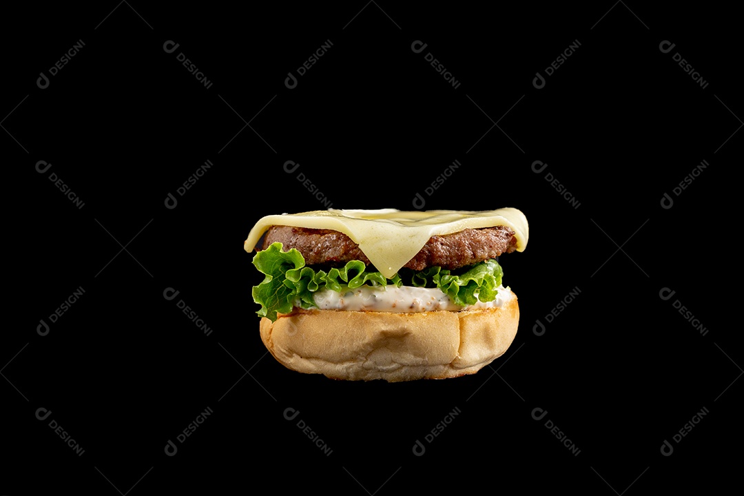 Hamburguer hamburgueria pão carne bacon queijo cheddar cebola alface molho tomate