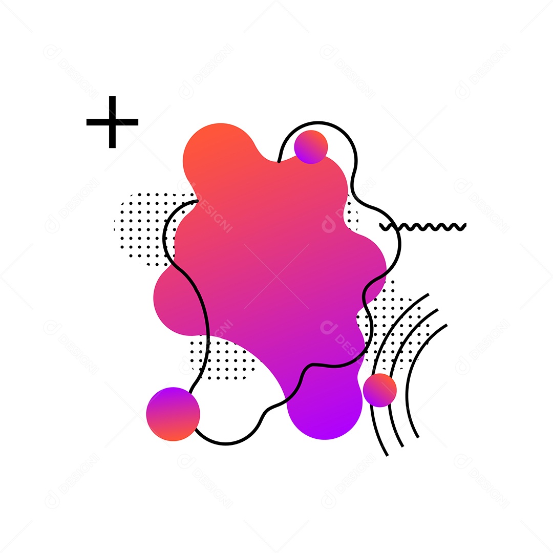 Liquid Color Shapes for Composition Poster Backgrounds Vector EPS