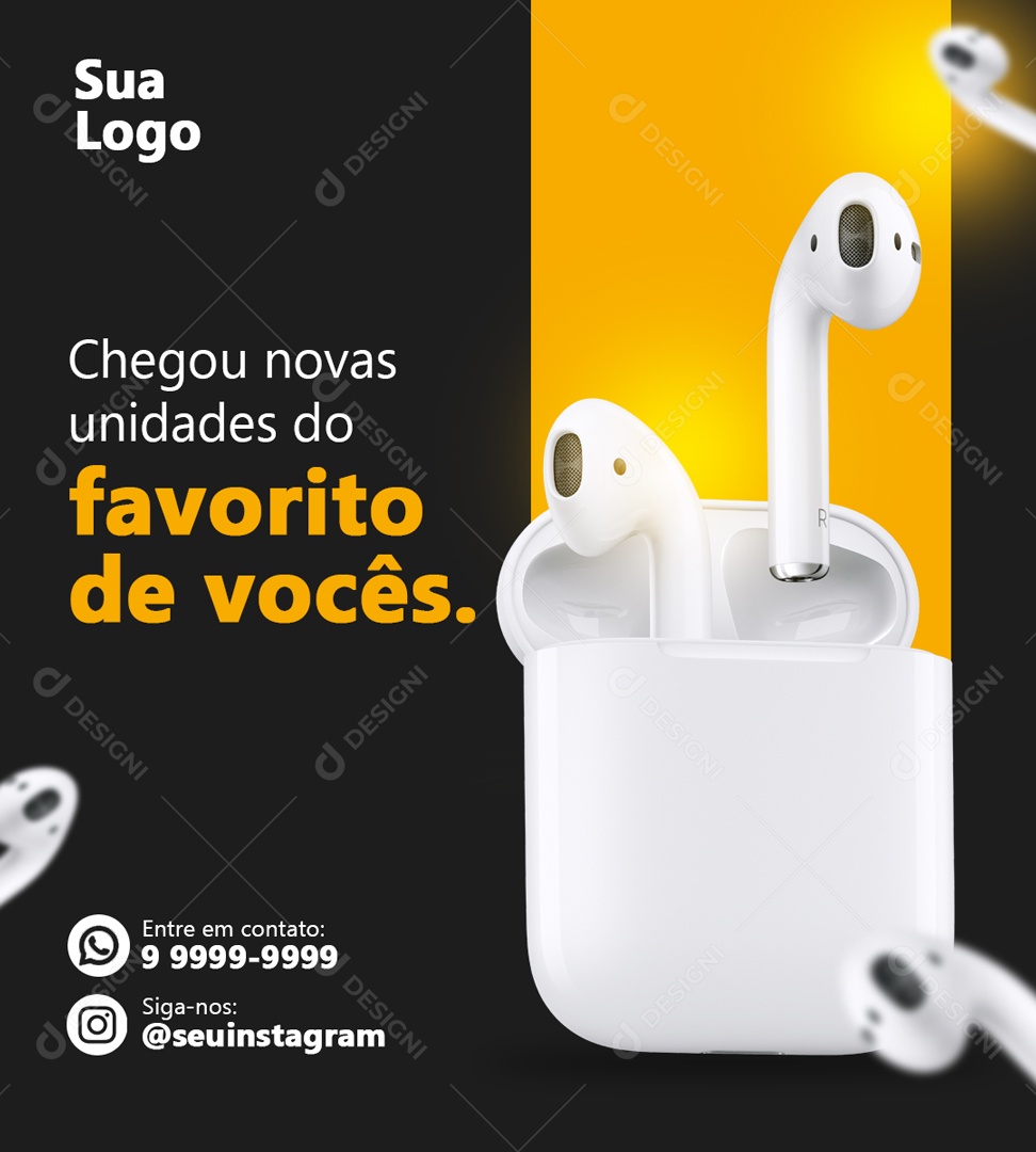 Social Media Assistência Técnica Favorito de Vocês PSD Editável