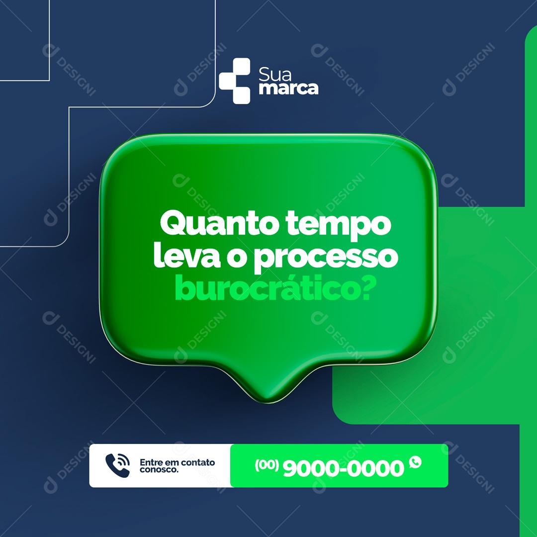 Social Media Contabilidade Contador PSD Editável