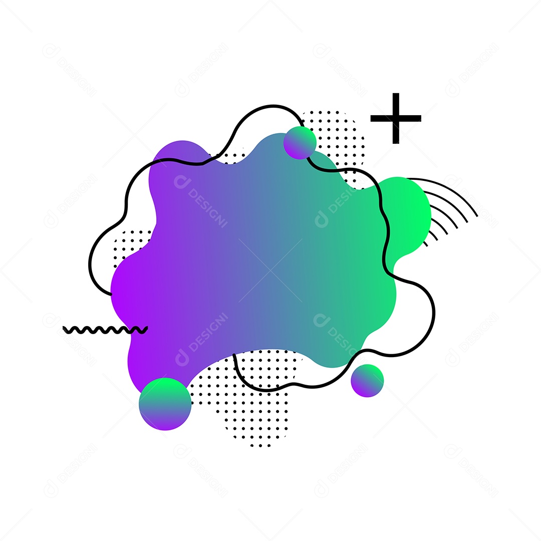 Formas de Cores Líquidas Para Fundos de Pôsteres de Composição Vetor EPS