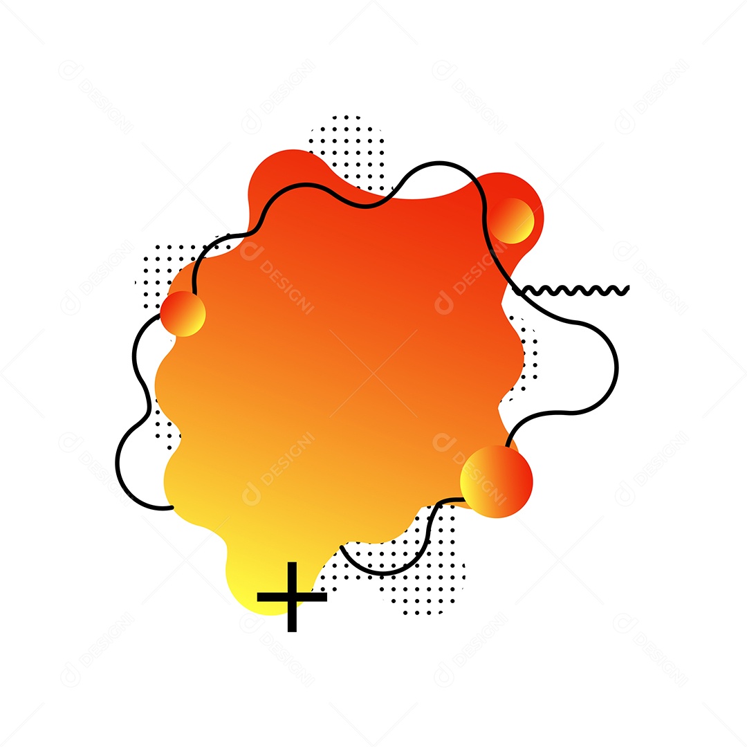 Background Abstrato Laranja com Forma Geométrica Vetor EPS