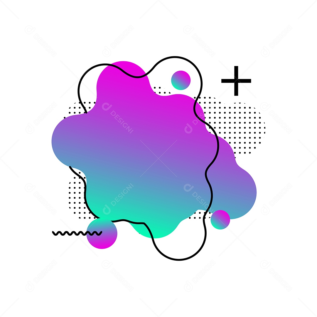 Formas de Cores Líquidas Para Fundos de Pôsteres de Composição Vetor EPS