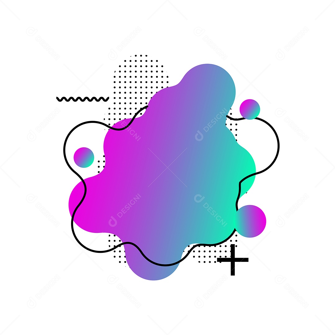 Background Abstrato Roxo e Verde com Forma Geométrica Vetor EPS