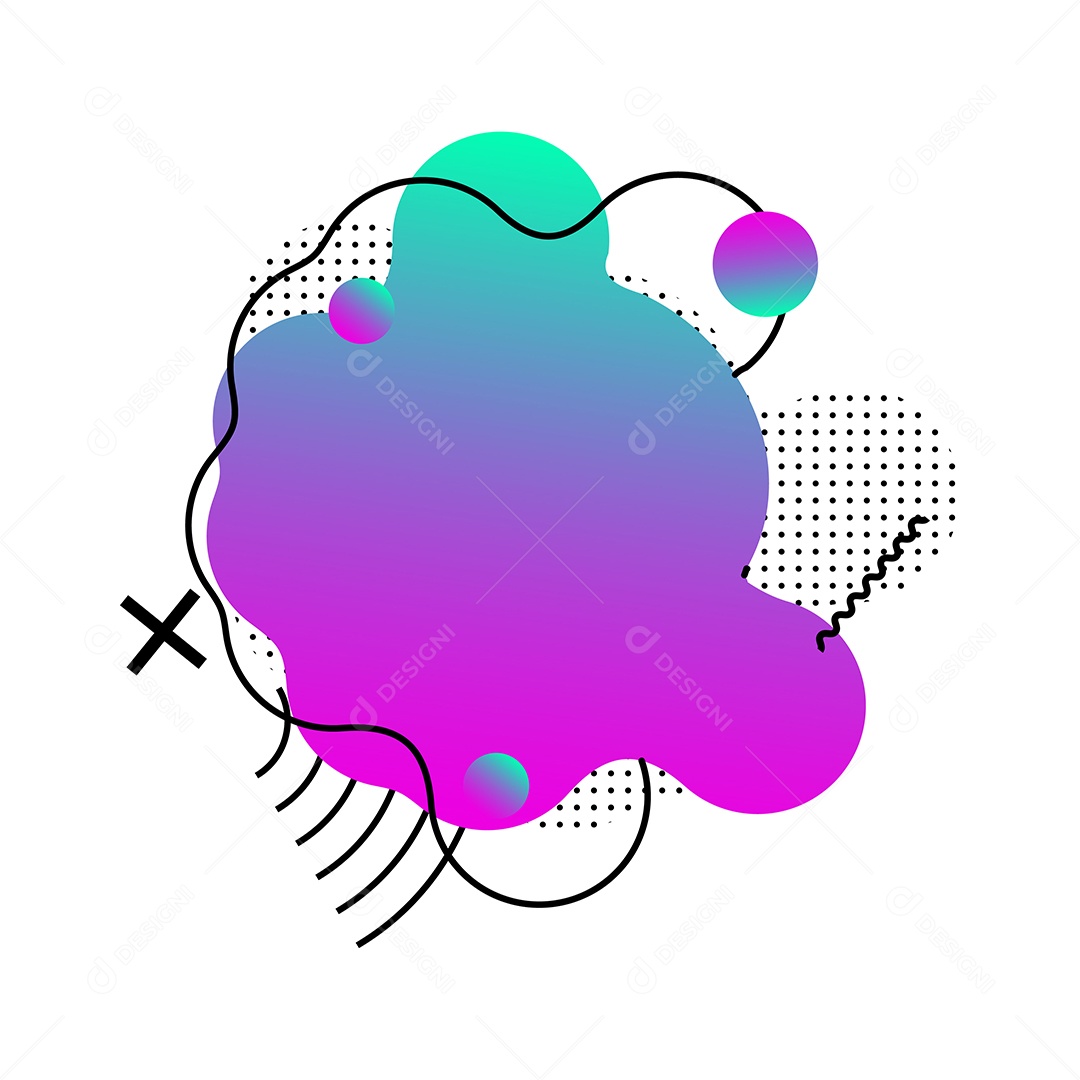 Formas de Cores Líquidas Para Fundos de Pôsteres de Composição Vetor EPS