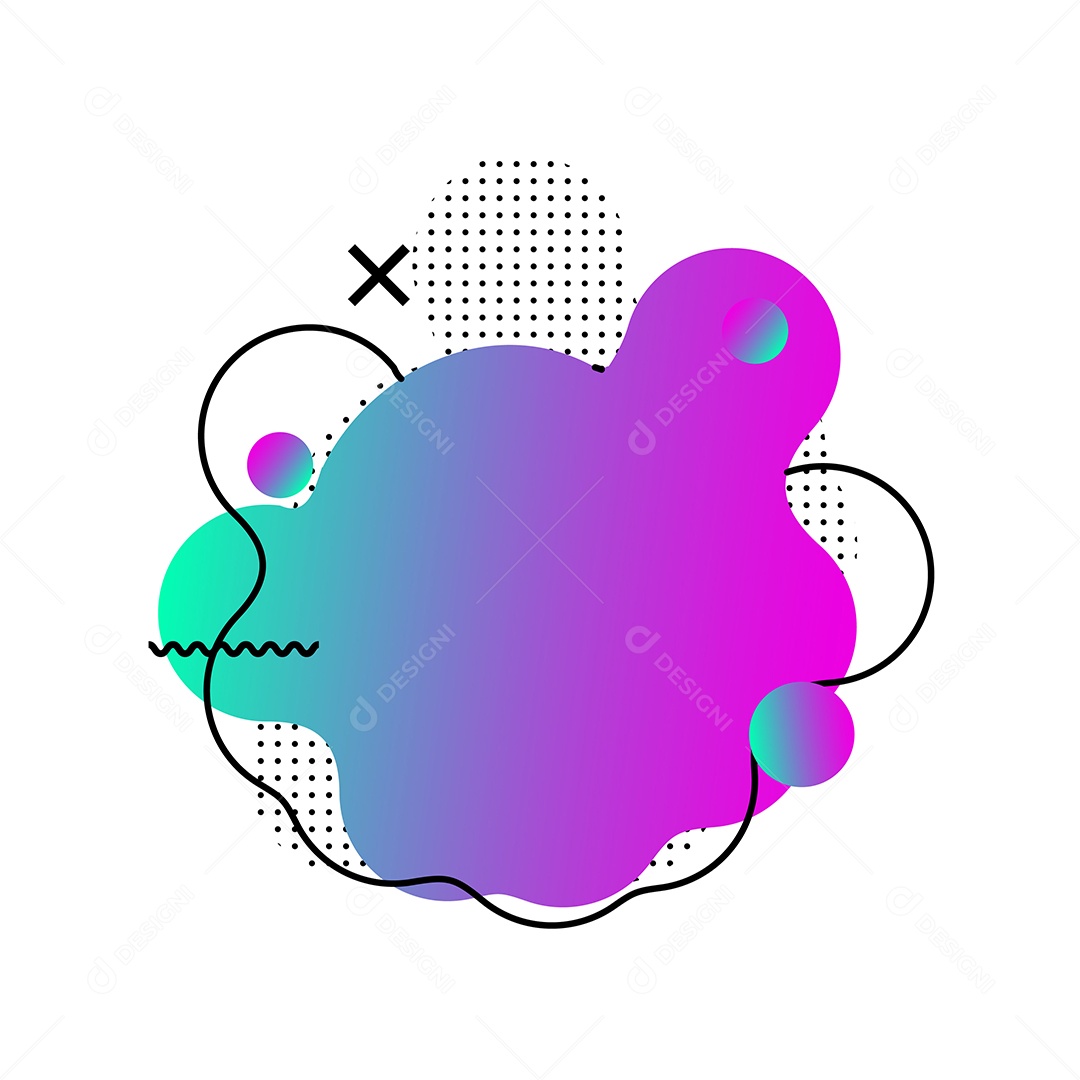 Background Abstrato Roxo e Verde com Forma Geométrica Vetor EPS