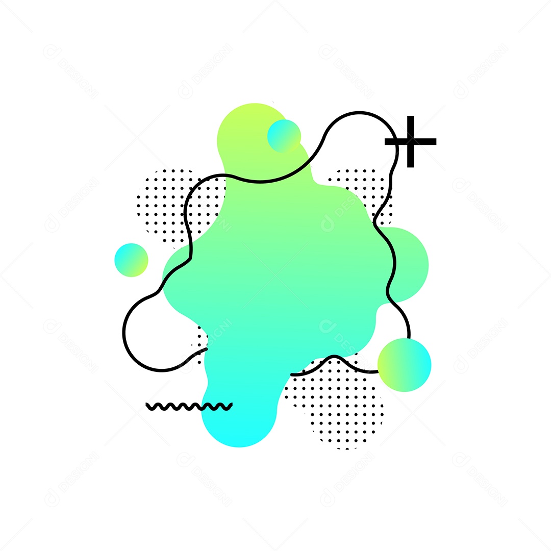 Background Abstrato Verde com Forma Geométrica Vetor EPS