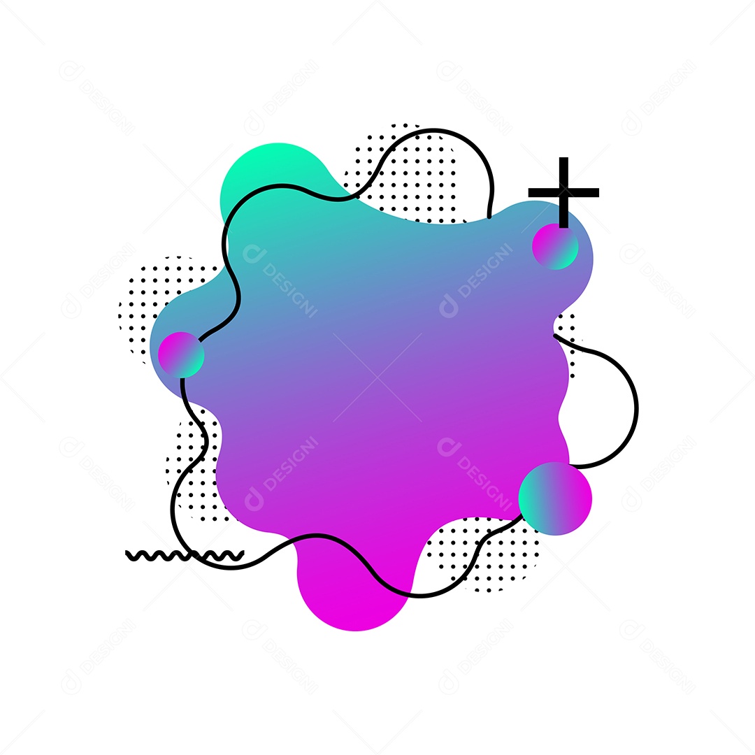 Background Abstrato Roxo e Verde com Forma Geométrica Vetor EPS