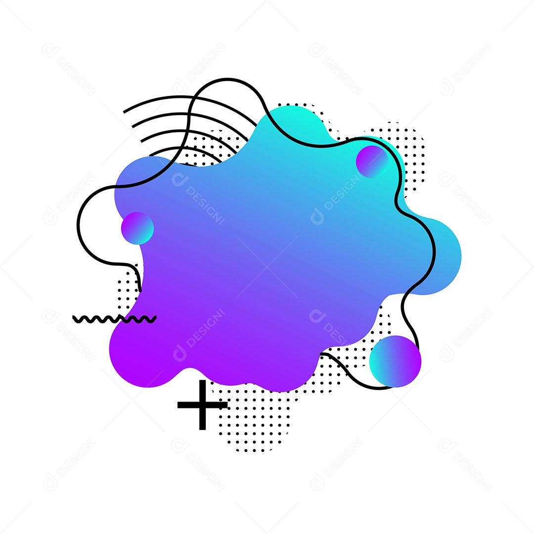 Background Abstrato Roxo e Verde com Forma Geométrica Vetor EPS