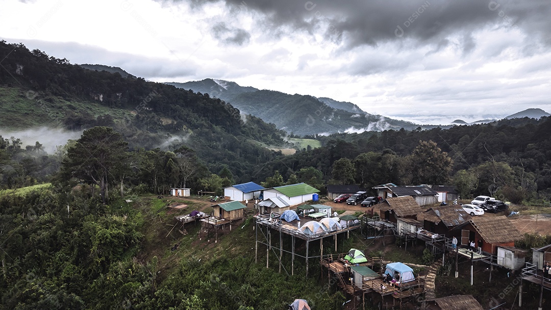 Paisagem da montanha Tailândia