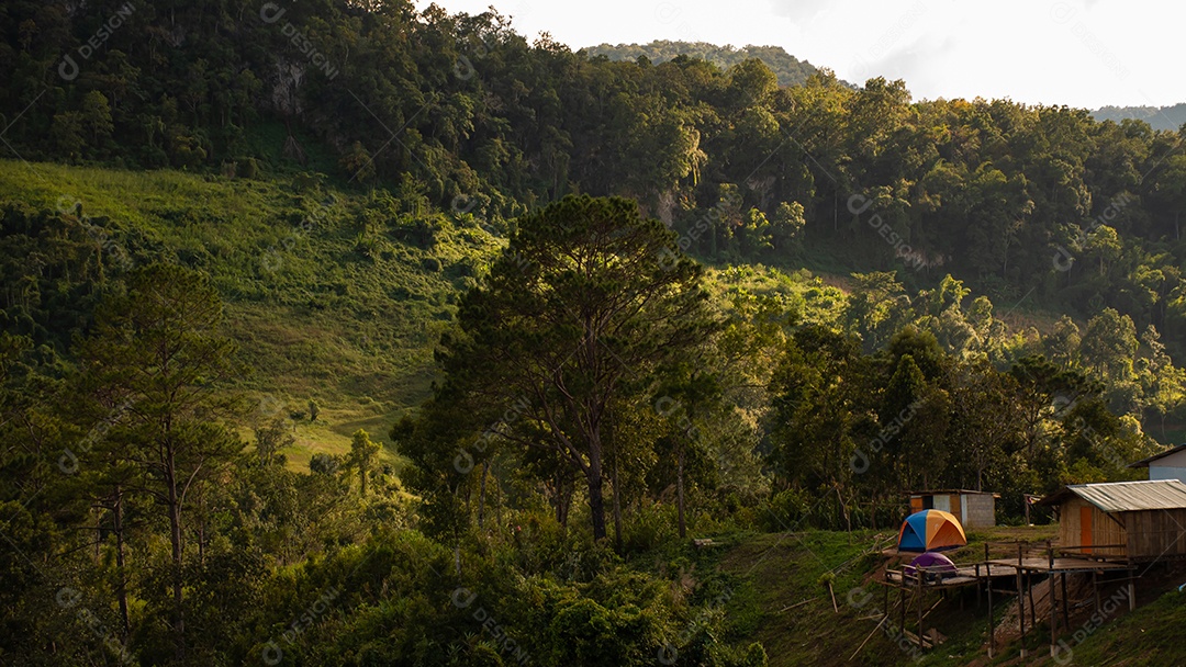 Paisagem da montanha Tailândia