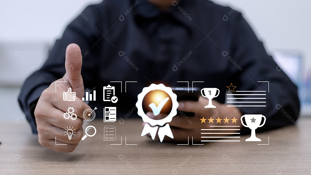 Conceito de Quality Assurance, operando com a garantia de qualidade