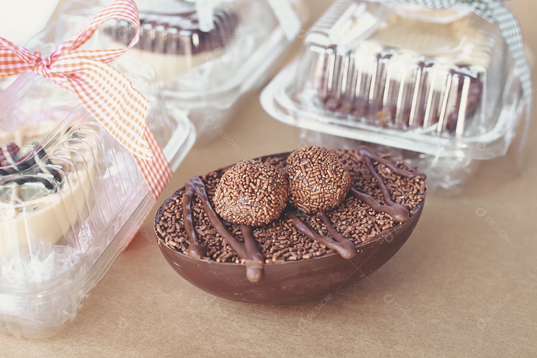 Ovos de colher Feliz Páscoa