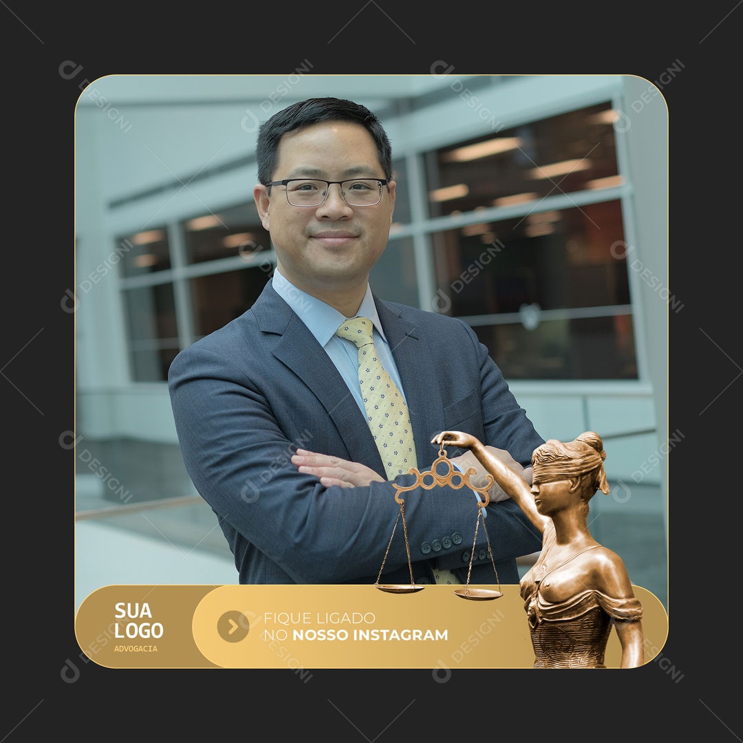 Sua Empresa Precisa de Assessoria Jurídica? Advocacia Social Media PSD Editável