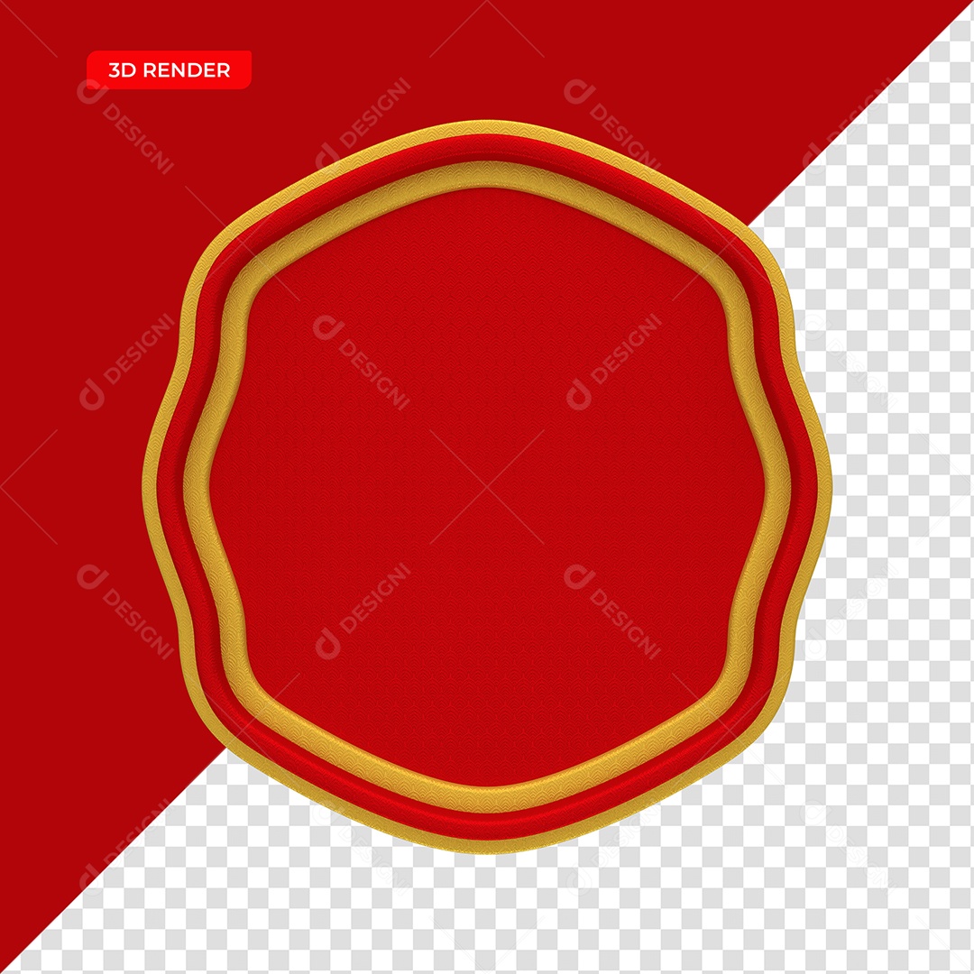 Decoração Natalina Elemento 3D Para Composição PSD