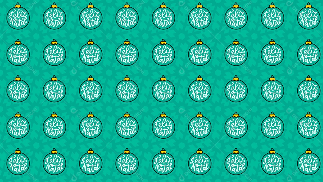 Pattern Padrões Geométricos de Objetos Natalino Em Fundo Azul Vetor AI + PAT