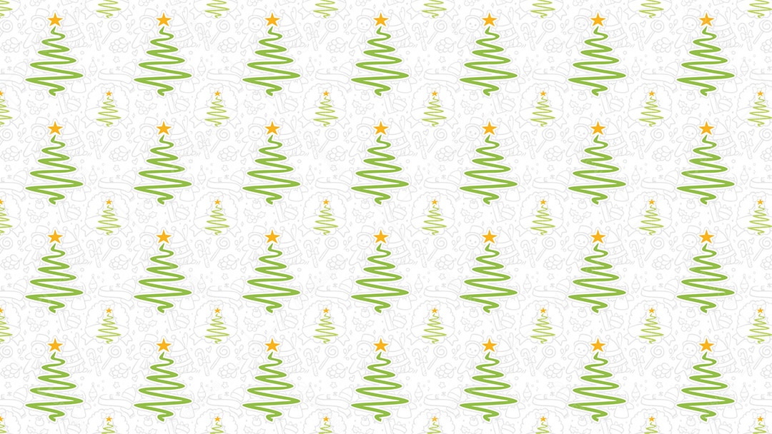 Pattern Padrões Geométricos de Objetos Natalino Em Fundo Branco Vetor AI + PAT