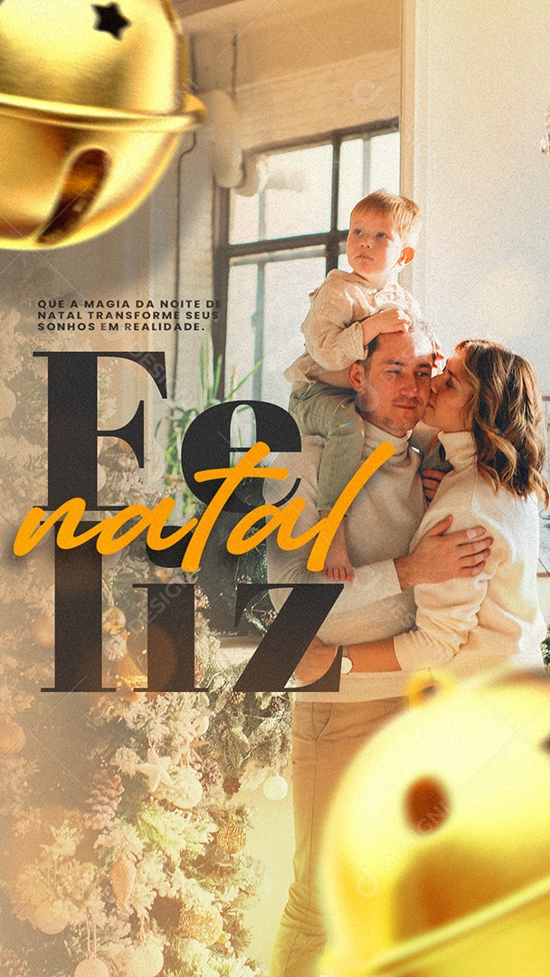 Story Que a Magia da Noite Transforme Seus Sonhos Em Realidade Feliz Natal Social Media PSD Editável