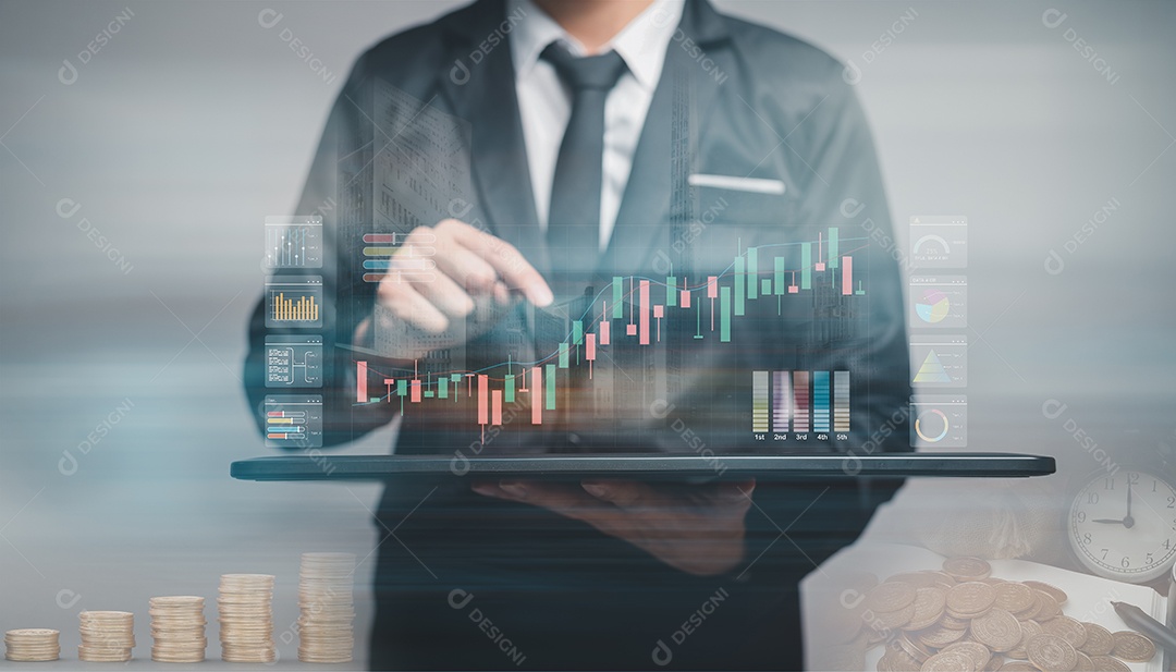 Câmbio, transferência de dinheiro, tecnologia financeira FinTech, relatório de economia