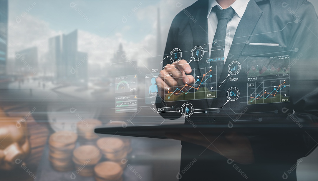 Câmbio, transferência de dinheiro, tecnologia financeira FinTech, relatório de economia