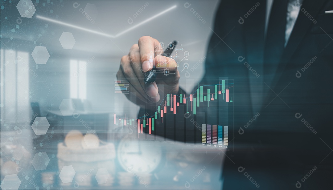 Câmbio, transferência de dinheiro, tecnologia financeira FinTech, relatório de economia