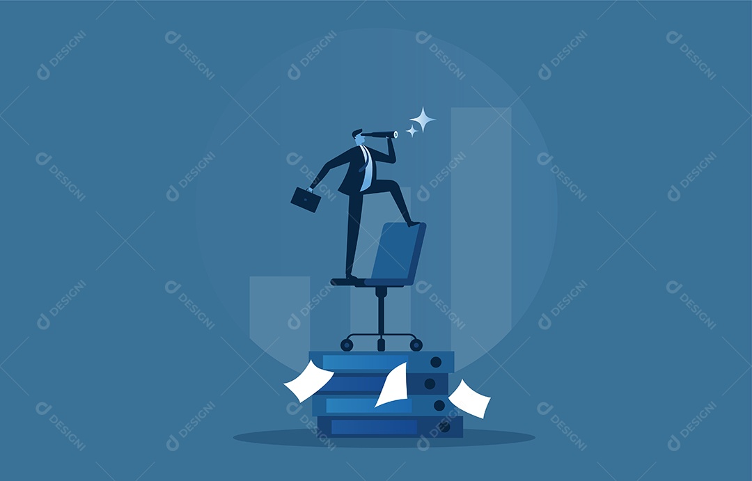 Empresários dirigem o negócio, levam a empresa