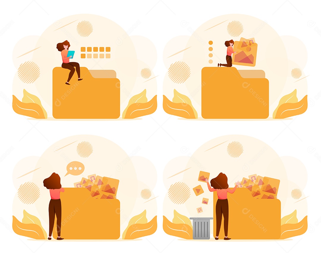 Arquivo de gerenciamento de mulheres, documento de trabalho eficiente no plano de projeto