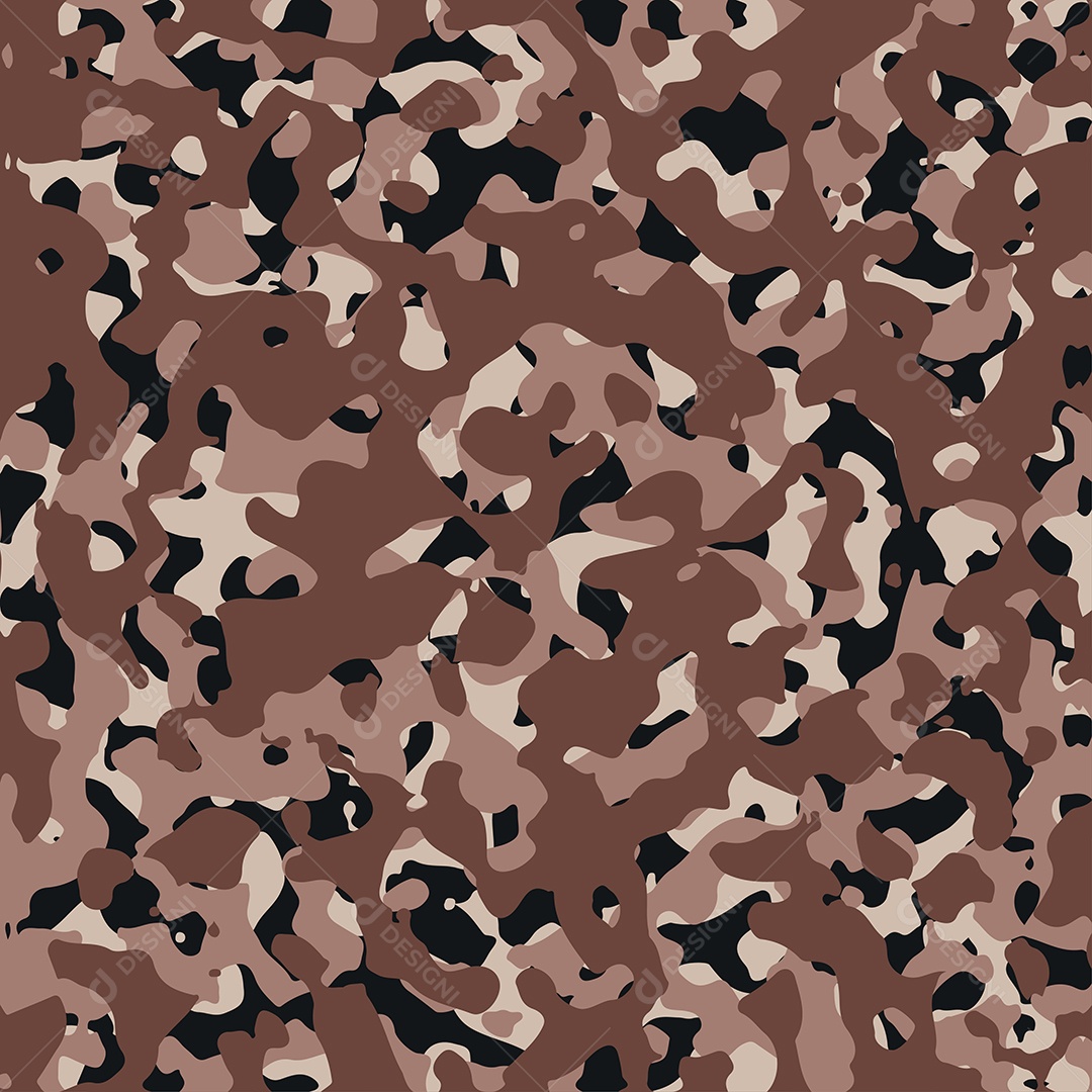 Padrão sem emenda de vetor de camuflagem do exército. camuflagem militar de textura