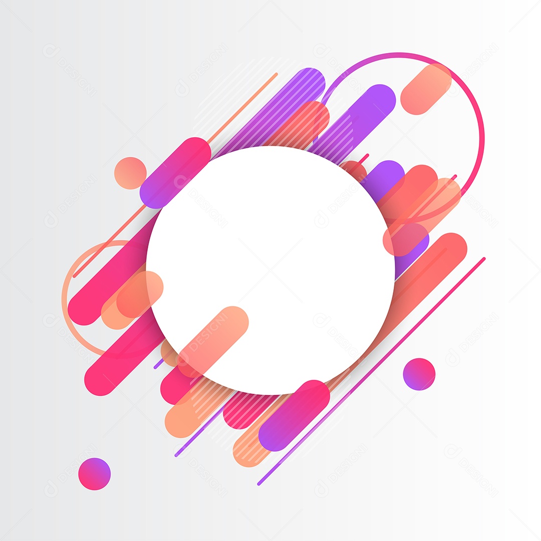 Borda de linhas arredondadas criativas. Lugar para o texto. brochura de negócios