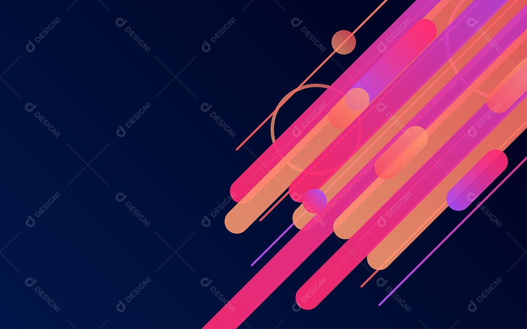 Fundo de borda de linhas arredondadas. Linhas criativas para brochura empresarial