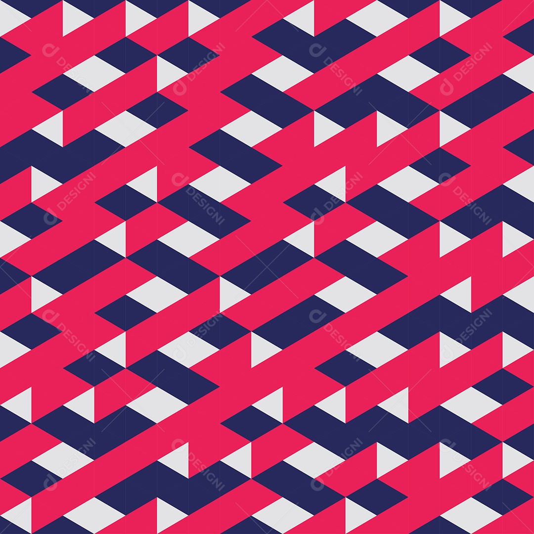 Padrão sem emenda geométrico vermelho Abstrato