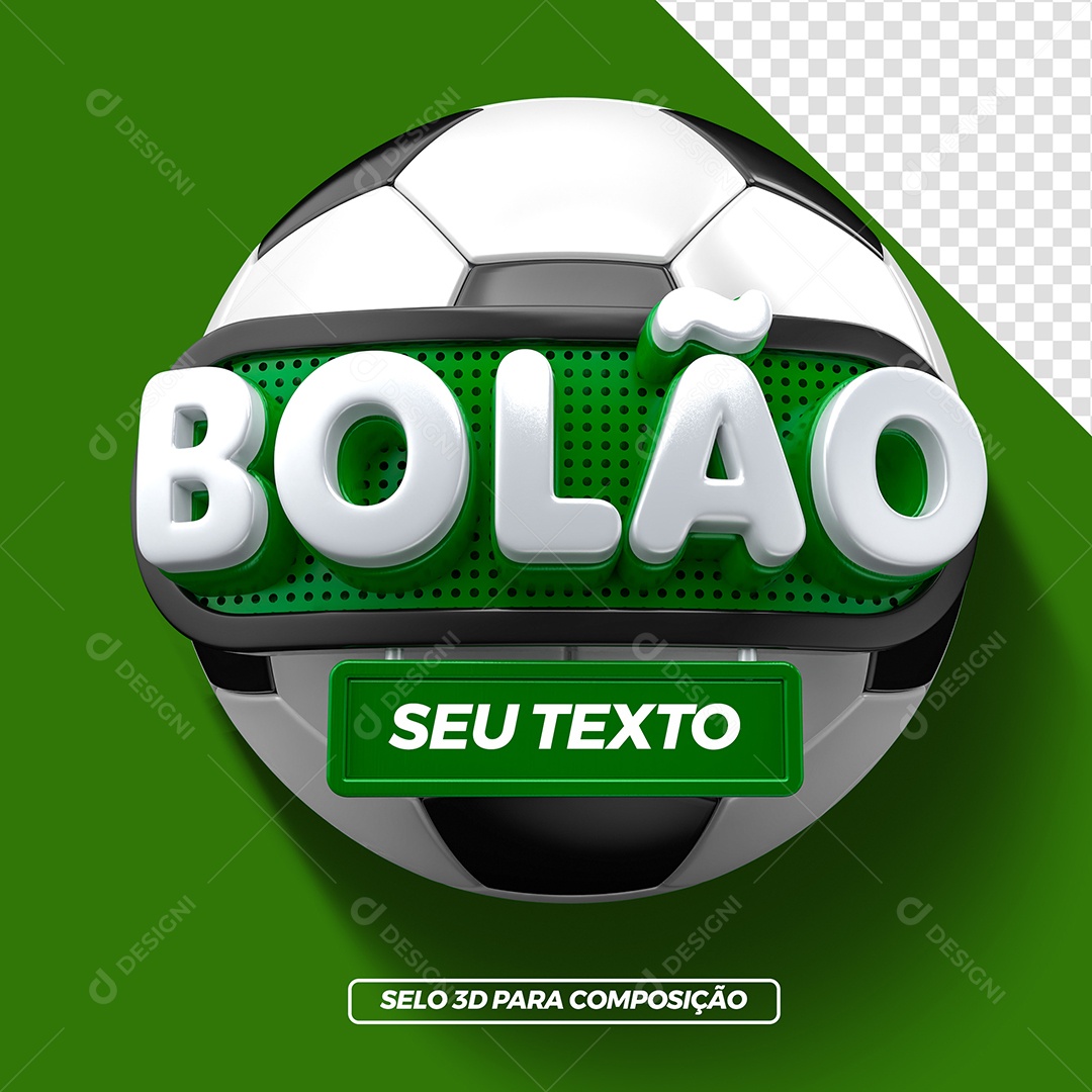 Selo 3D Para Composição Bolão PSD