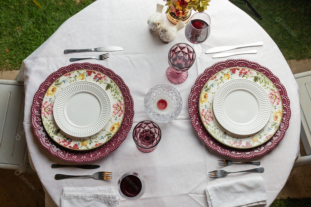 Mesa de jantar chique