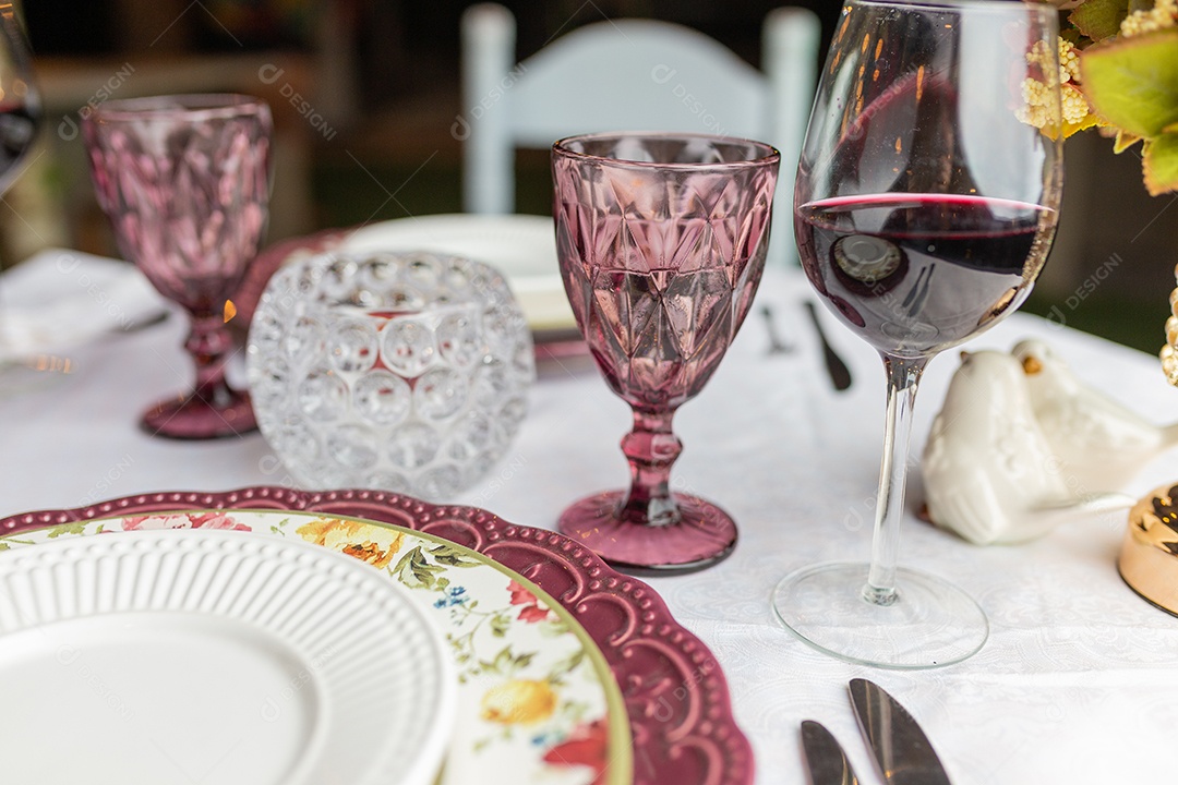 Mesa de jantar chique