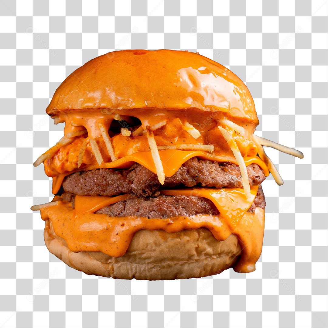 Hambúrguer PNG Transparente