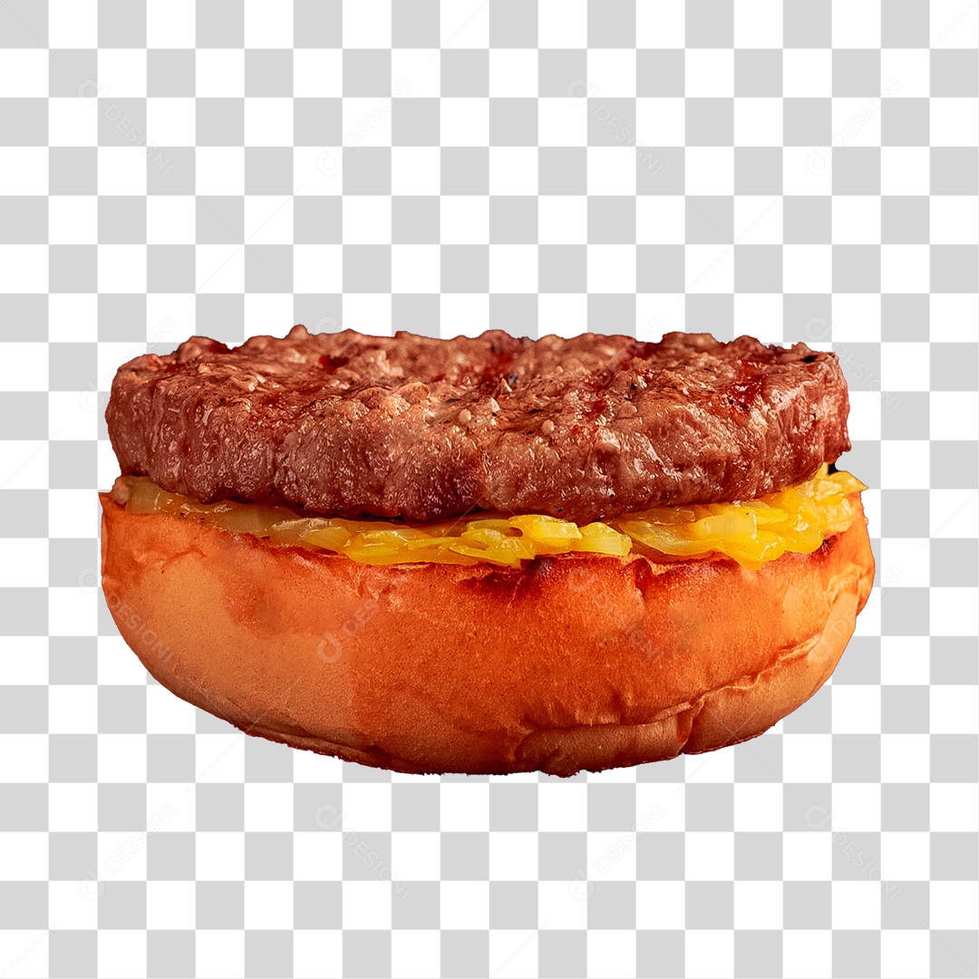Hambúrguer sendo Feito PNG Transparente