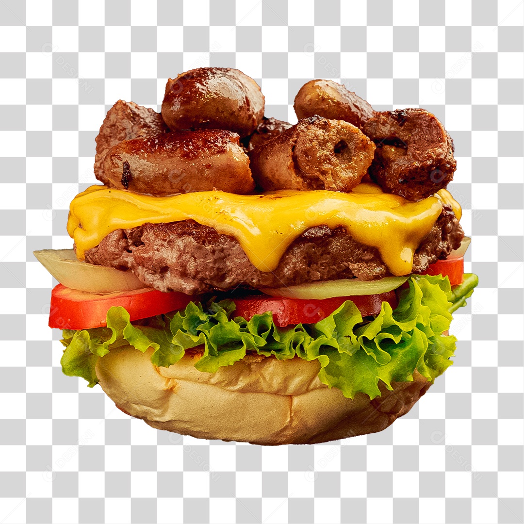 Hambúrguer PNG Transparente
