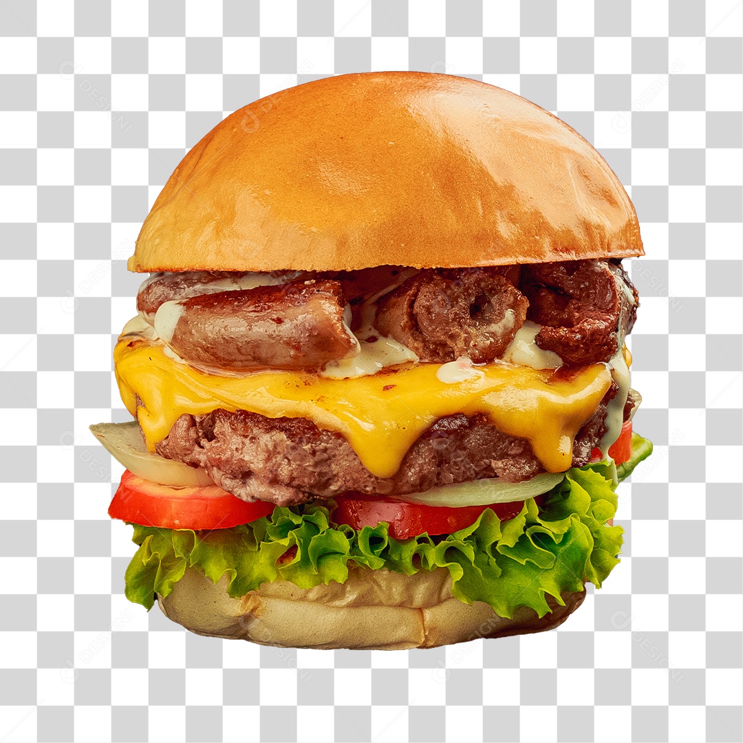 Hambúrguer PNG Transparente